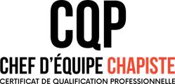 Logo CQP Chef d'équipe chapiste, certificat de qualification professionnelle des chapistes